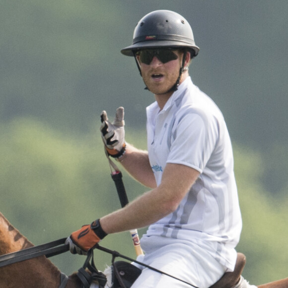 Le prince Harry participait le 28 mai 2016 à l'Audi Polo Challenge à Ascot. Sa bonne amie Ellie Goulding était parmi les spectateurs...