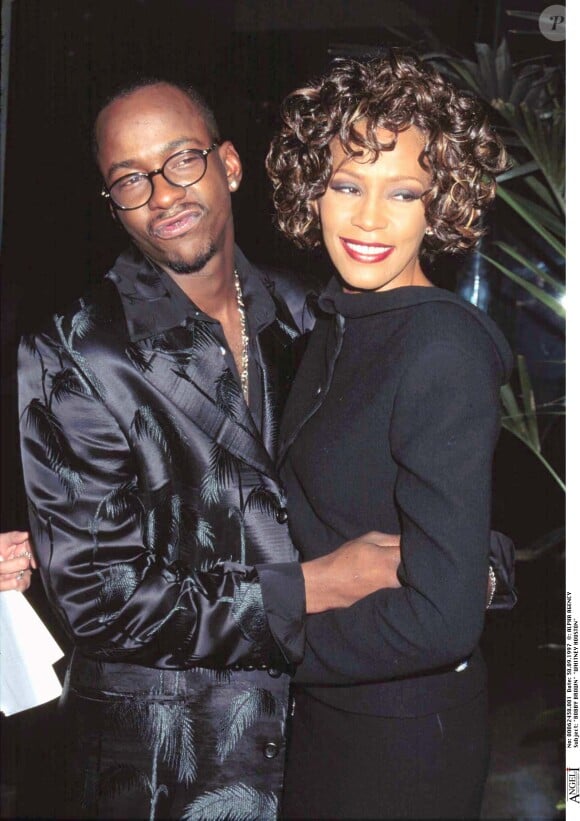 Bobby Brown et Whitney Houston à la 3e soirée internationale awards en Californie, le 30 septembre 1997
