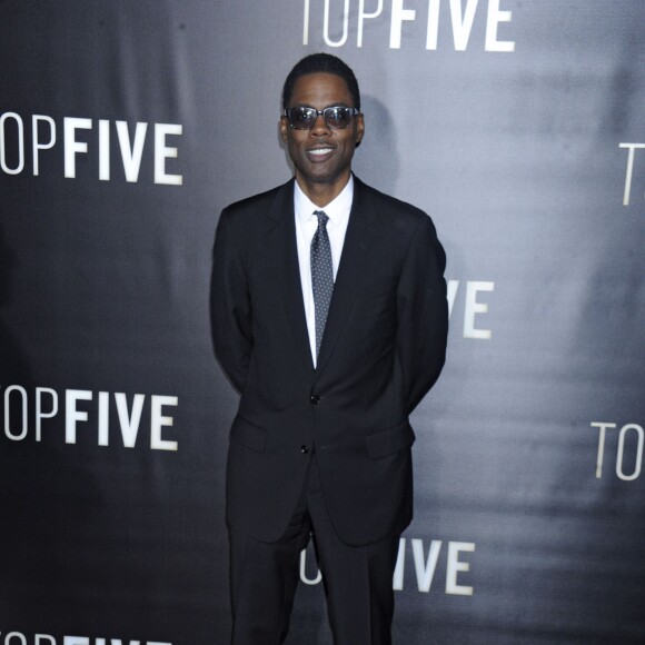 Chris Rock lors de la première du film "Top Five" à New York, le 3 décembre 2014.
