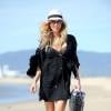 Exclusif - Brandi Glanville, une Real Housewives de Beverly Hills, profite de la plage à Malibu. Le 1er mars 2015