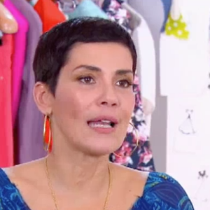 Cristina Cordula n'est pas fan du look de Christelle qui se prend pour Sharon Stone. "Les Reines du shopping" sur M6, le 6 juin 2016.