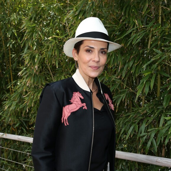 Cristina Cordula - People au village des Internationaux de France de tennis de Roland Garros à Paris. Le 25 mai 2016. © Dominique Jacovides / Bestimage