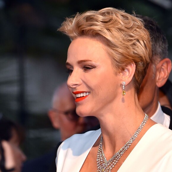 La princesse Charlene de Monaco lors de la cérémonie d'ouverture du 56e Festival de télévision de Monte-Carlo, le 12 juin 2016 au Grimaldi Forum. © Bruno Bebert/Bestimage