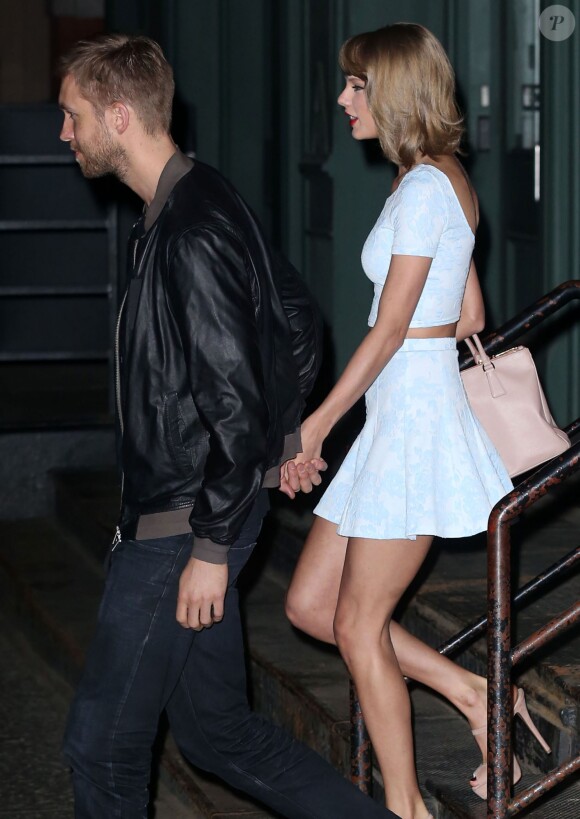 Taylor Swift et son petit ami Calvin Harris ont fait la fête ensemble à New York, le 26 mai 2015