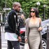 Kim Kardashian et Kanye West à L'Avenue. Paris, le 13 juin 2016.