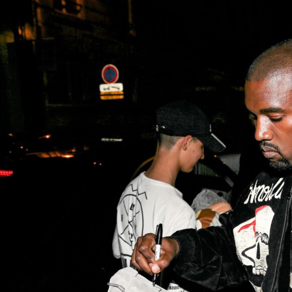 Kim Kardashian et Kanye West vont dîner au restaurant Ferdi puis se rendent à l'hôtel Costes. Paris, le 13 juin 2016.