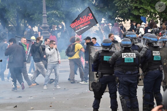 Manifestation contre la Loi Travail à Paris, le 14 juin 2016 © Lionel Urman/Bestimage