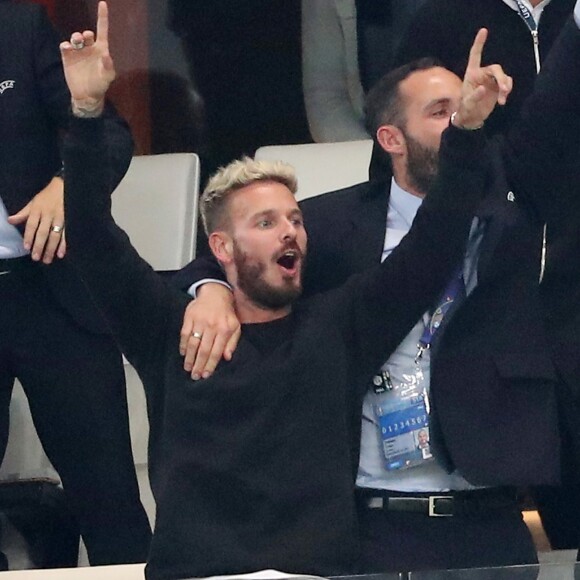M. Pokora au match de l'Euro 2016 France-Albanie au Stade Vélodrome à Marseille, le 15 juin 2016. © Cyril Moreau/Bestimage