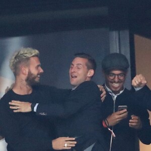 M. Pokora au match de l'Euro 2016 France-Albanie au Stade Vélodrome à Marseille, le 15 juin 2016. © Cyril Moreau/Bestimage