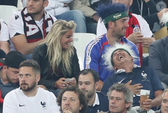 Sophie Tapie au match de l'Euro 2016 France-Albanie au Stade Vélodrome à Marseille, le 15 juin 2016. © Cyril Moreau/Bestimage