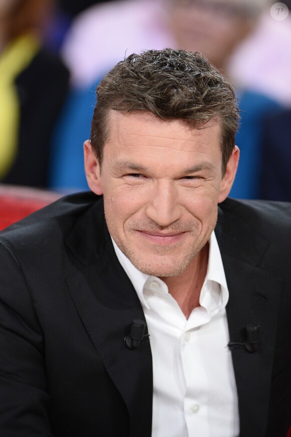 Benjamin Castaldi - Enregistrement de l'émission "Vivement Dimanche" à Paris le 15 Décembre 2015 et diffusée le 6 Janvier 2016. Invité principal Olivier Marchal
