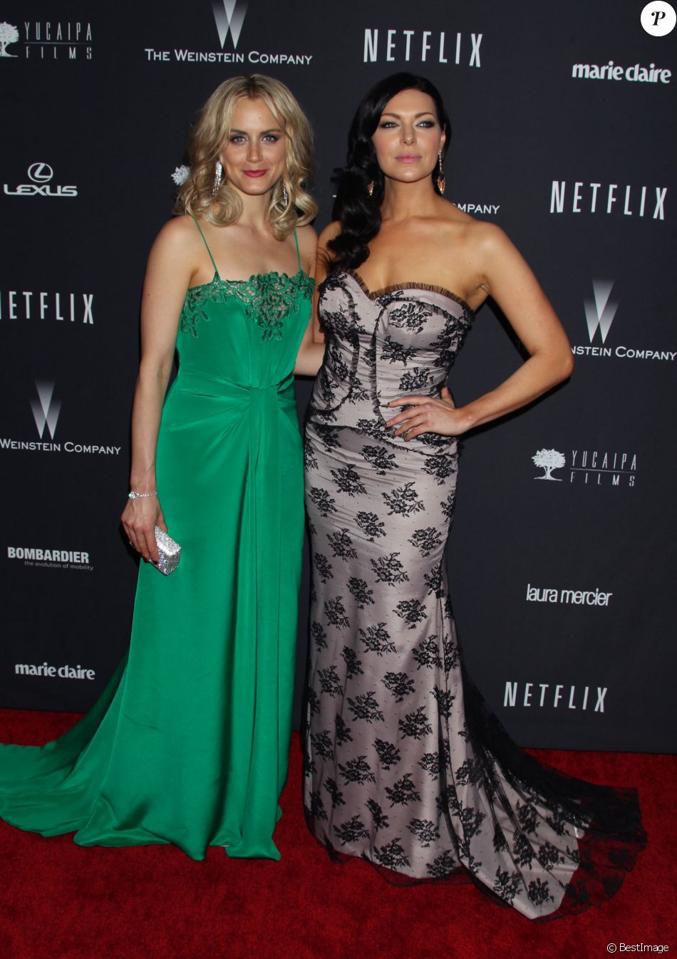 Taylor Schilling, Laura Prepon - After-Party des Golden Globe à l&#039;hôtel Beverly Hilton à Beverly Hills, le 12 janvier 2014.