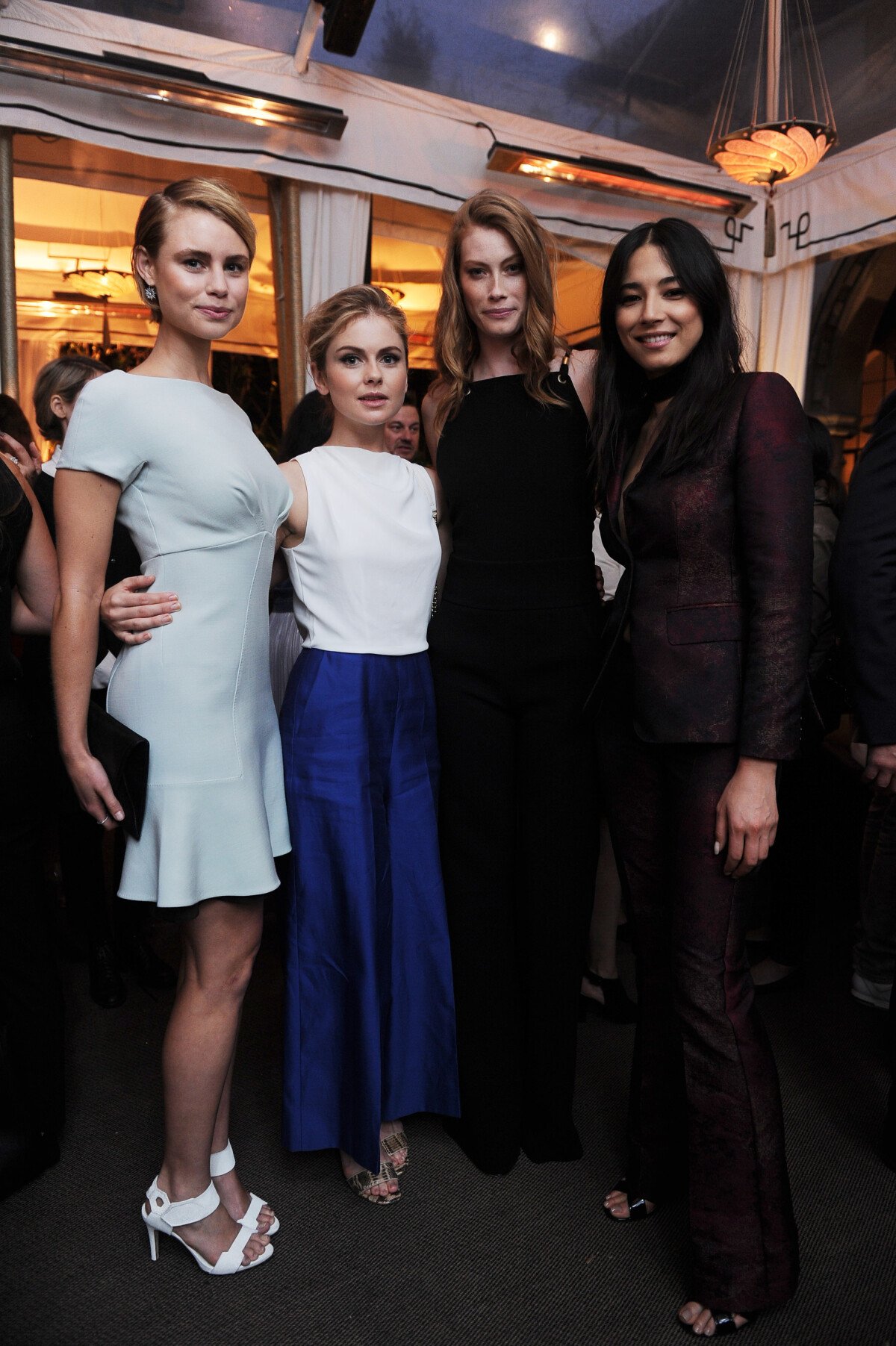 Photo : Jessica Gomes,Lucy Fry, Rose Mciver et Alyssa Sutherland - Soirée  