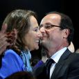  François Hollande et Ségolène Royal à Paris le 6 mai 2012.  