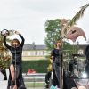 Le groupe Brigitte (Aurélie Saada et Sylvie Hoarau) - 167ème Prix de Diane Longines à l'hippodrome de Chantilly, à Chantilly, le 19 Juin 2016. © Giancarlo Gorassini/Bestimage