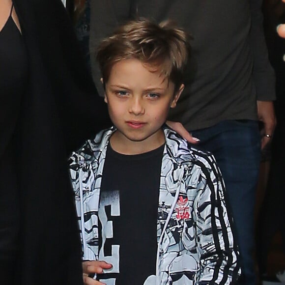 Angelina Jolie, ses enfants Knox et Maddox et son frère James Haven à New York le 19 juin 2016