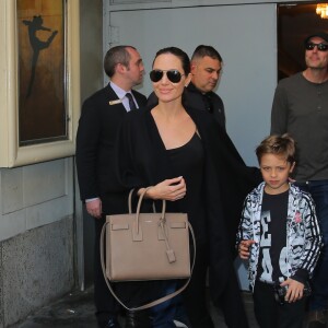 Angelina Jolie, ses enfants Knox et Maddox et son frère James Haven à New York le 19 juin 2016