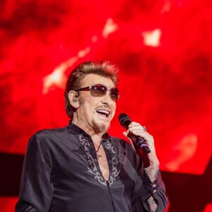 Johnny Hallyday en concert à Bruxelles le 26 mars 2016