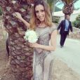Silvia Notargiacomo au mariage d'Alizée et Grégoire Lyonnet, le 18 juin 2016, en Corse