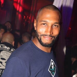 Boris Diaw à la soirée La Parisienne à l'Heritage, club parisien, le 22 juin 2016.