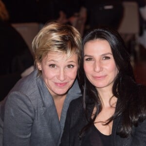 Maïtena Biraben et Marie Drucker - Dîner de la FIDH (Fédération International des Droits de l'Homme) à l'Hôtel de Ville de Paris le 8 décembre 2015.