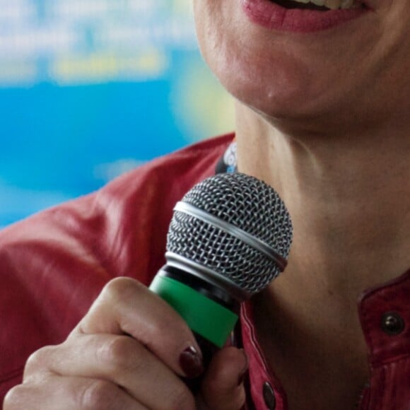 Maïtena Biraben - 3e jour du festival Solidays à l'hippodrome de Longchamp à Paris le 29 juin 2014.