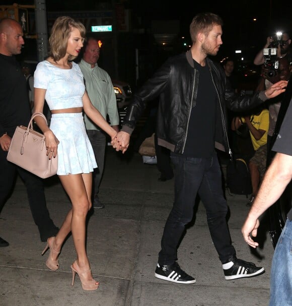 Taylor Swift et son petit ami Calvin Harris ont fait la fête ensemble à New York, le 26 mai 2015  Couple Taylor Swift and Calvin Harris spotted out for a late night date in New York City, New York on May 26, 2015.26/05/2015 - New York