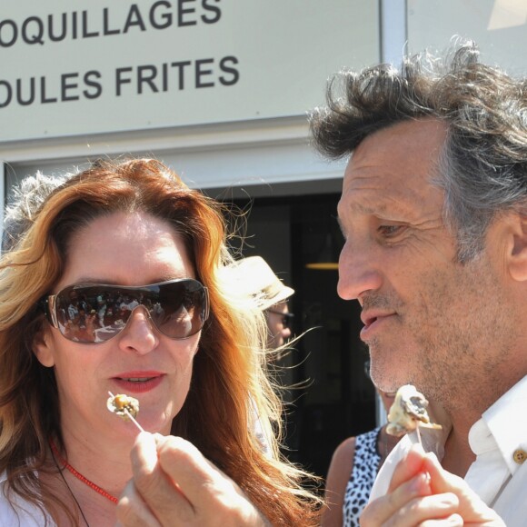 Sandrine Alexi et Michel La Rosa à la 5ème fête du "Pointu" au Grau d'Agde le 25 juin 2016. © Robert Fages / Bestimage