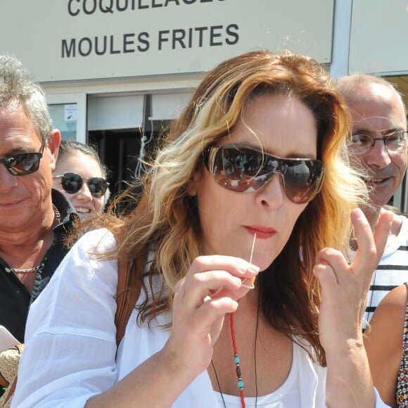 Sandrine Alexi à la 5ème fête du "Pointu" au Grau d'Agde le 25 juin 2016. © Robert Fages / Bestimage