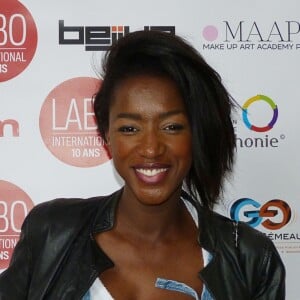 Hapsatou Sy (enceinte) - Photocall " 10 ans Labo International - Afro Fashion Remix " à Paris Salon multi-ethnique"LE LABO INTERNATIONAL" qui a eu lieu le 11 et 12 juin à l'espace des Blancs Manteaux dans le Marais. Des défilés, des shows, de nombreux happenings, des conférences ont rythmés le week-end sous le signe de la Mode et du Glamour