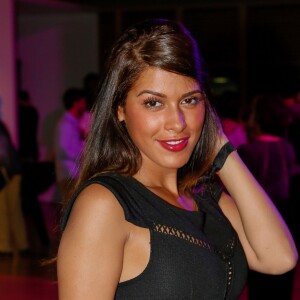 Ayem Nour - Soirée du concours "Orange Jeunes Designers" au Carreau du Temple à Paris, le 4 juin 2015