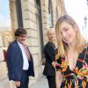 Julie Gayet quitte le 26, place Vendôme à l'issue de la présentation Boucheron. Paris, le 4 juillet 2016. © CVS-Veeren / Bestimage