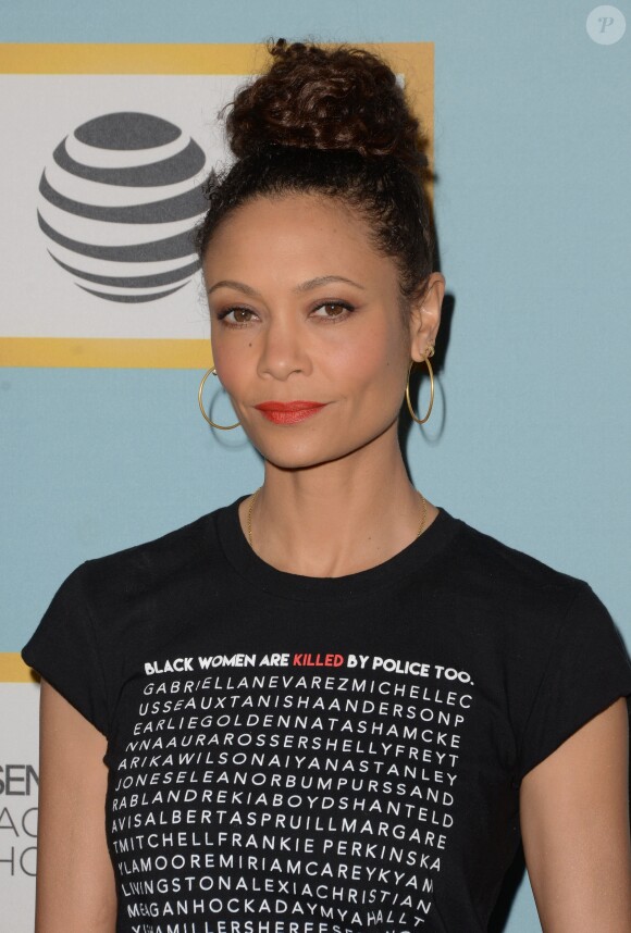 Thandie Newton - Photocall du 9ème "Annual Black Women" à Beverly Hills. Le 25 février 2016