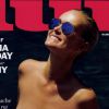 Laeticia Hallyday en couverture de Lui, juillet-août 2016.