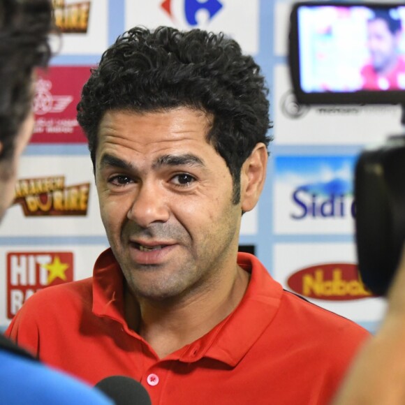 Jamel Debbouze au "Charity Football Game 2016" au festival Marrakech du Rire. Le match de foot réunis des célébrités au Grand Stade de Marrakech et les bénéfices sont reversés aux associations marocaines d'aide à l'enfance. Marrakech, le 5 juin 2016. © Bellack Rachid/Bestimage