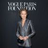 Charlotte Rampling à la soirée Vogue Foundation Gala lors de la fashion week à Paris, le 5 juillet 2016
