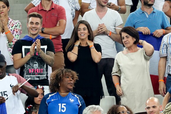 Erika Choperena (compagne d'Antoine Griezman) lors du match de l'Euro 2016 Allemagne-France au stade Vélodrome à Marseille, France, le 7 juillet 2016. © Cyril Moreau/Bestimage