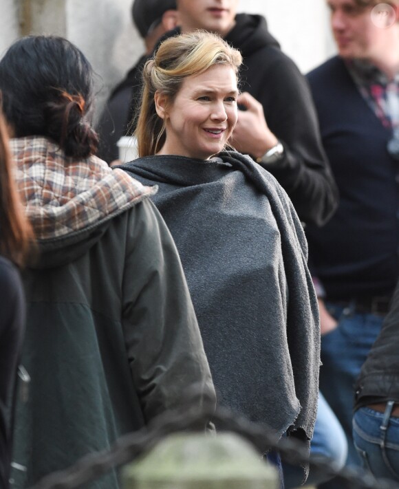Renée Zellweger - Tournage du film "Bridget Jones 3" à Londres, le 10 novembre 2015