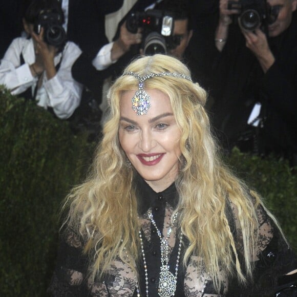 Madonna à la Soirée Costume Institute Benefit Gala 2016 (Met Ball) sur le thème de "Manus x Machina" au Metropolitan Museum of Art à New York, le 2 mai 2016. © Future-Image/Zuma Press/Bestimage