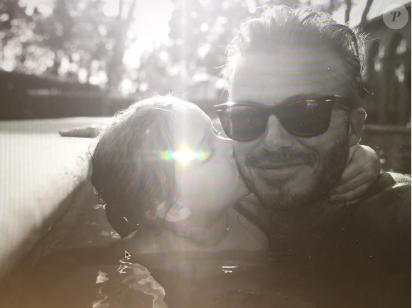 David Beckham souhaite un joyeux anniversaire à sa fille Harper sur sa page Instagram, le 10 juillet 2016