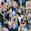 Wags et famille lors du match de la finale de l'Euro 2016 Portugal-France au Stade de France à Saint-Denis, France, le 10 juillet 2016. © Cyril Moreau/Bestimage