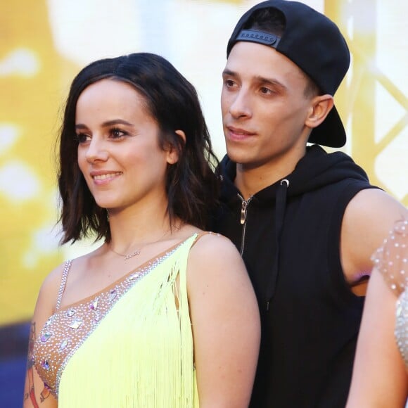 Alizée et son compagnon Grégoire Lyonnet - Spectacle "Danse avec les stars" lors du 55ème Festival de Télévision de Monte-Carlo à Monaco, le 14 juin 2015.