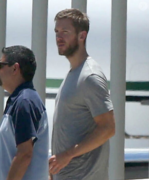 Calvin Harris arrive à Cabo San Lucas au Mexique, le 28 juin 2016.