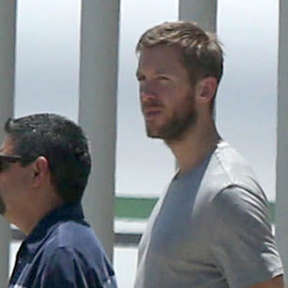 Calvin Harris arrive à Cabo San Lucas au Mexique, le 28 juin 2016.