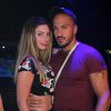 Nadège Lacroix et son compagnon Nicolas - Pour fêter leurs retrouvailles Les Anges 8 se retrouvent pour passer une soirée ensemble au Loft - Metropolis le 17 juin 2016 à Rungis © Marc Ausset Lacroix / Bestimage