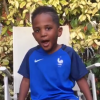 Kaïs, le fils de Moussa Sissoko encourage son papa sur Instagram pour la finale de l'Euro 2016. Juillet 2016.