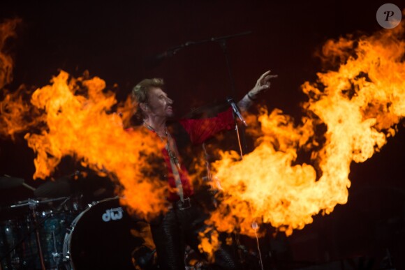 Exclusif - Johnny Hallyday en concert dans les Arènes de Nîmes - Jour 2 - Le 3 juillet 2015