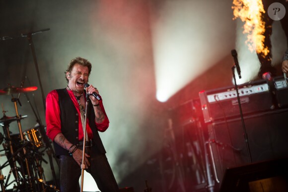 Exclusif - Johnny Hallyday en concert dans les Arènes de Nîmes - Jour 2 - Le 3 juillet 2015