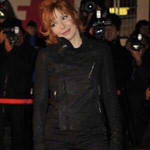 Mylene Farmer lors des NRJ Music Awards à Cannes, le 28 janiver 2012