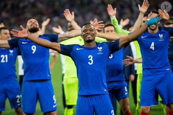 Patrice Evra lors du match France-Allemagne à Marseille, le 7 juillet 2016.